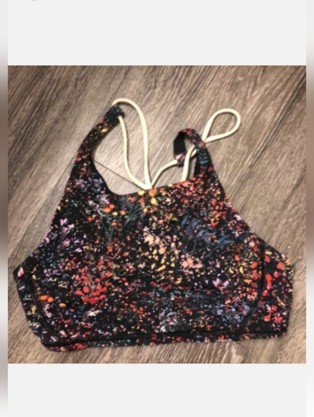 Lululemon Free To Be Bra High Neck Sports Bra Sz 6